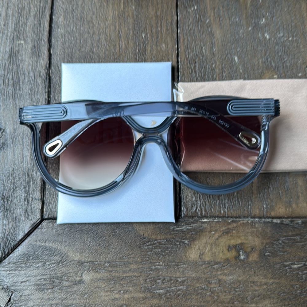 Chole’ gray blue sunglasses - Picture 3 of 10